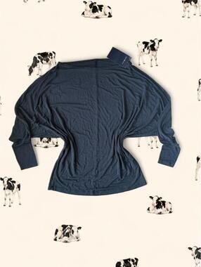 Brandy Melville black aina "slouchy" top